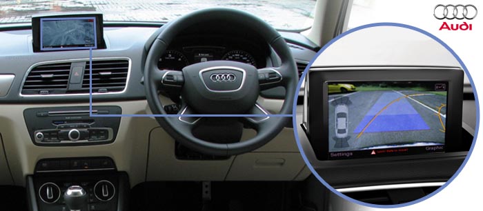 Audi Q3 Reversing camera screen